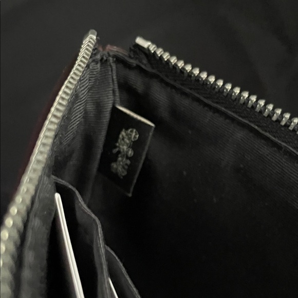 Coach Brown and Black Animal Print Wristlet - Picture 7 of 10